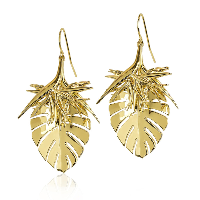 PHILODENDRON EARRINGS