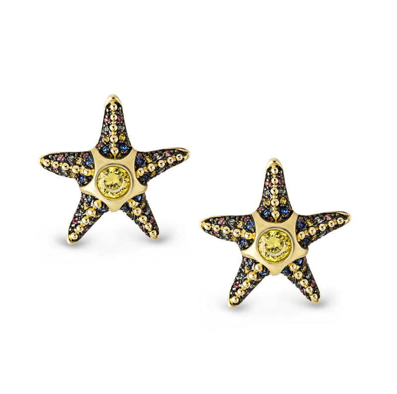 Saboga Starfish Post Earrings