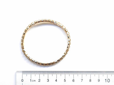 Set of Rhinestone Social Stretch Bracelets
