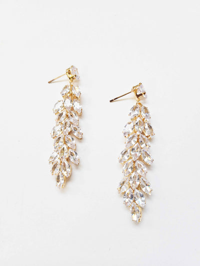 Rhinestone Cluster Social Statement Drop Earring