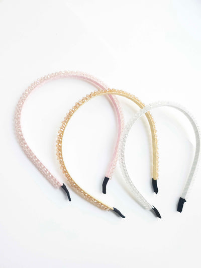 Set of 3 Bead Wrap Headbands