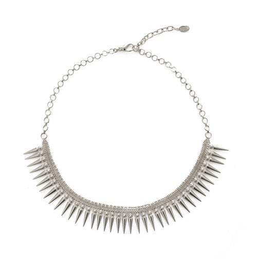 Deepa Drop Spike Bib Necklace
