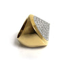 Pave Cone Pyramid Ring