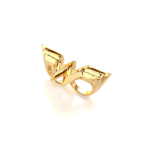 Wonder Woman DC Comics Two-Finger Knuckle Ring