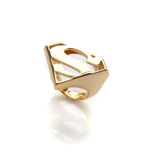 Superman DC Comics Logo Statement Ring
