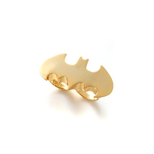 Batman DC Comics Logo Two-Finger Knuckle Ring