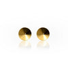Smooth Pyramid 18K Gold Plated Stud Earring