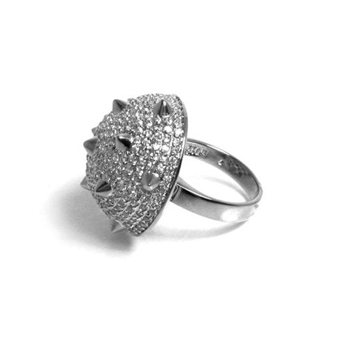 1/2 Spike Pyramid Ring
