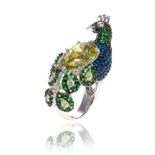 Penny the Peacock Ring