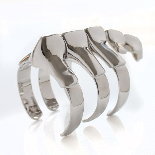 Dinosaur Bones Rib Cage Cuff Bracelet