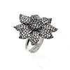 Pave Flower Ring