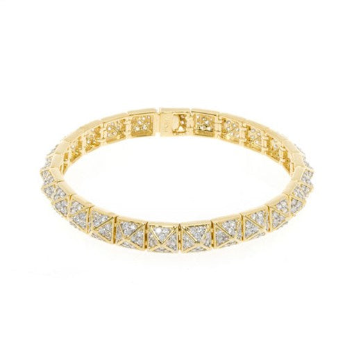 Thin Pave Bangle Bracelet