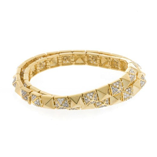 Wrap Around Part Pave Bracelet