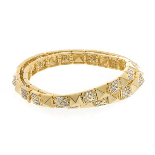 Wrap Around Part Pave Bracelet