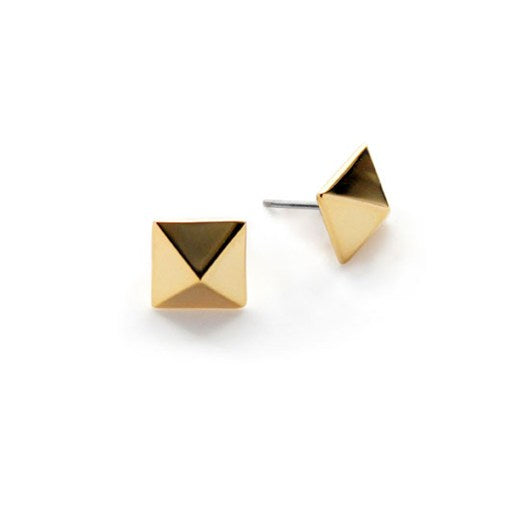 Pyramid  Square Earrings
