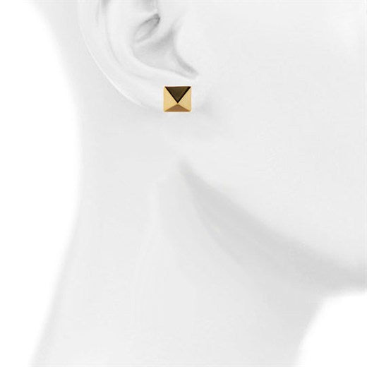 Pyramid  Square Earrings