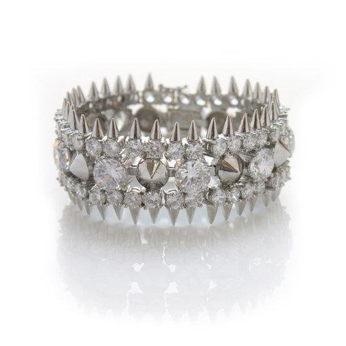 Many Spikes Mini Punk Bracelet