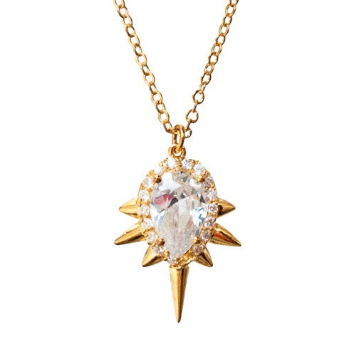Drop Pendant Mini Punk Necklace