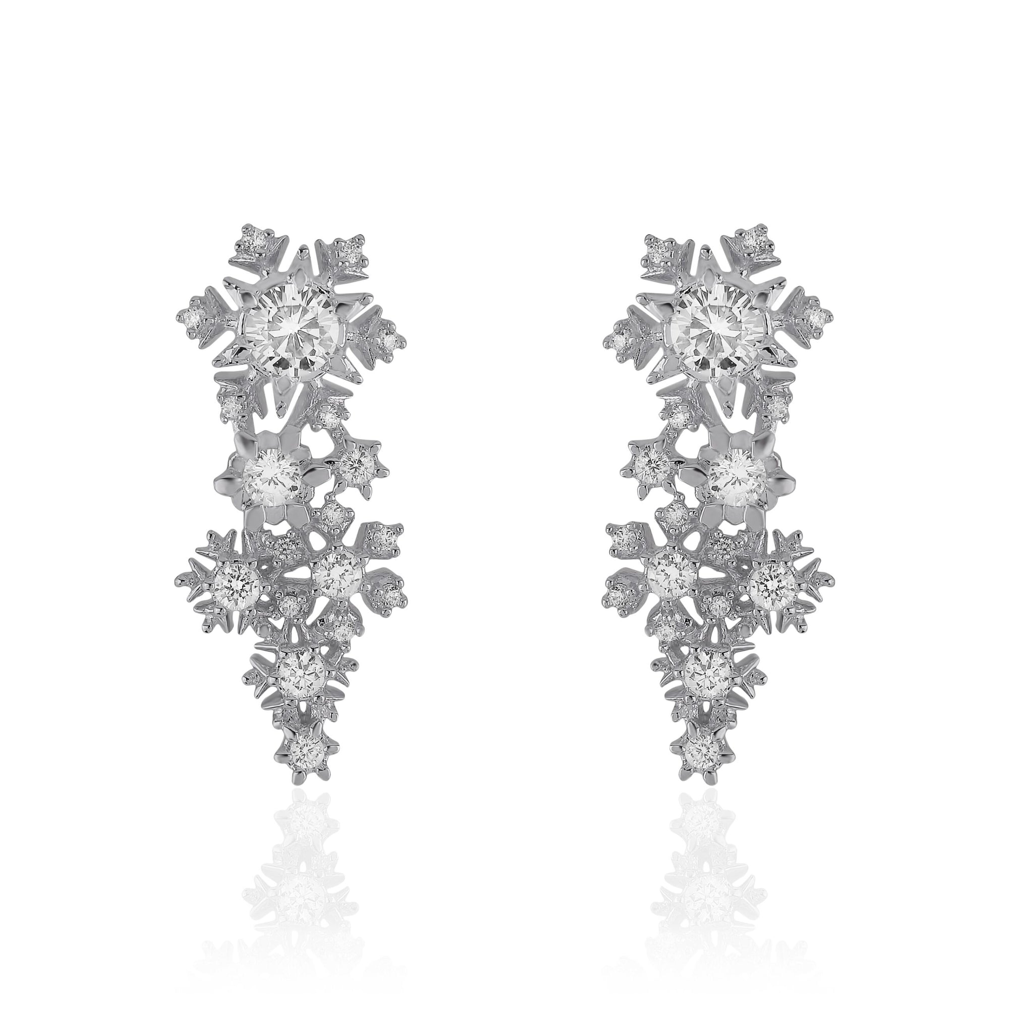 Tiny Snowfall Earrings