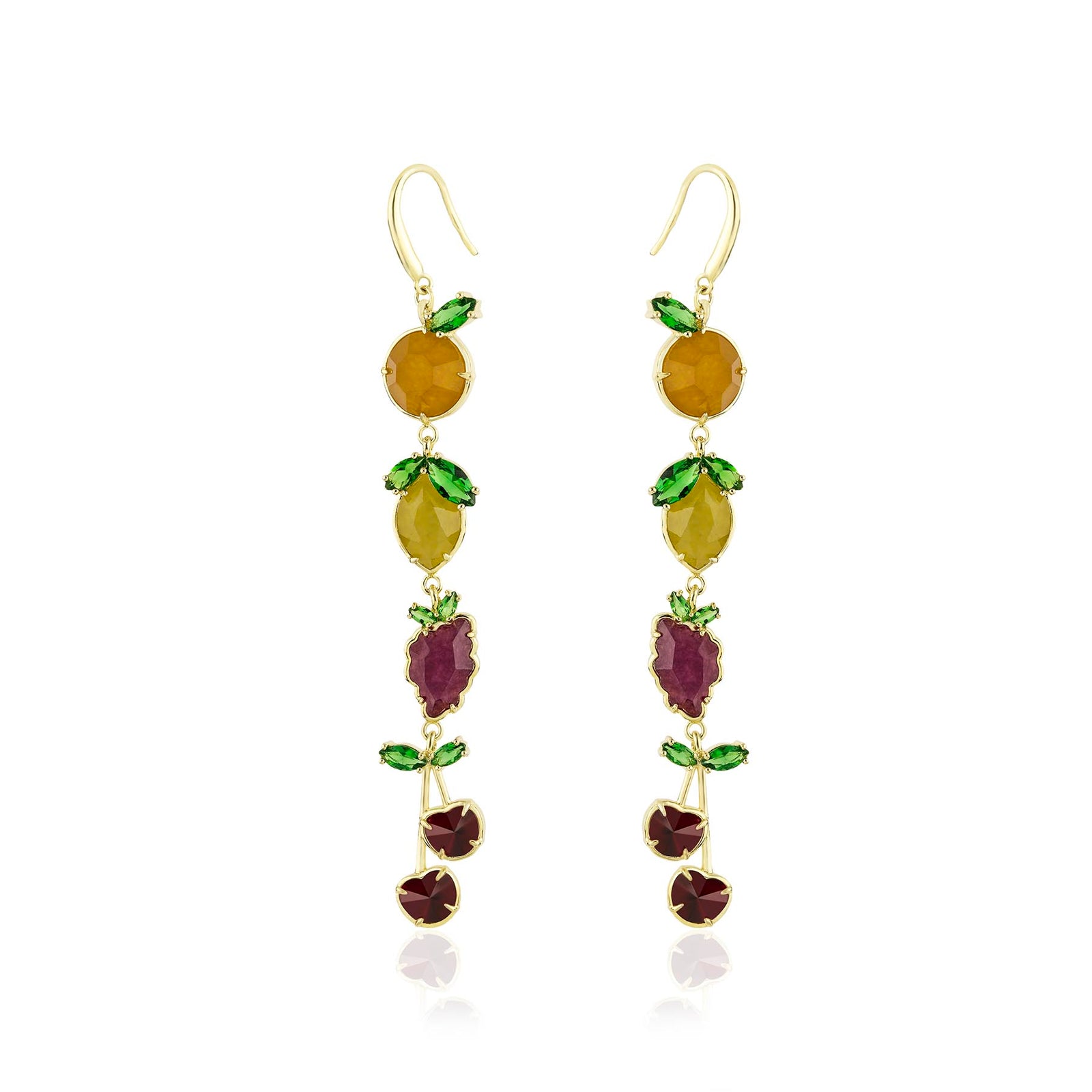 Mixed Fruit Linear Earring