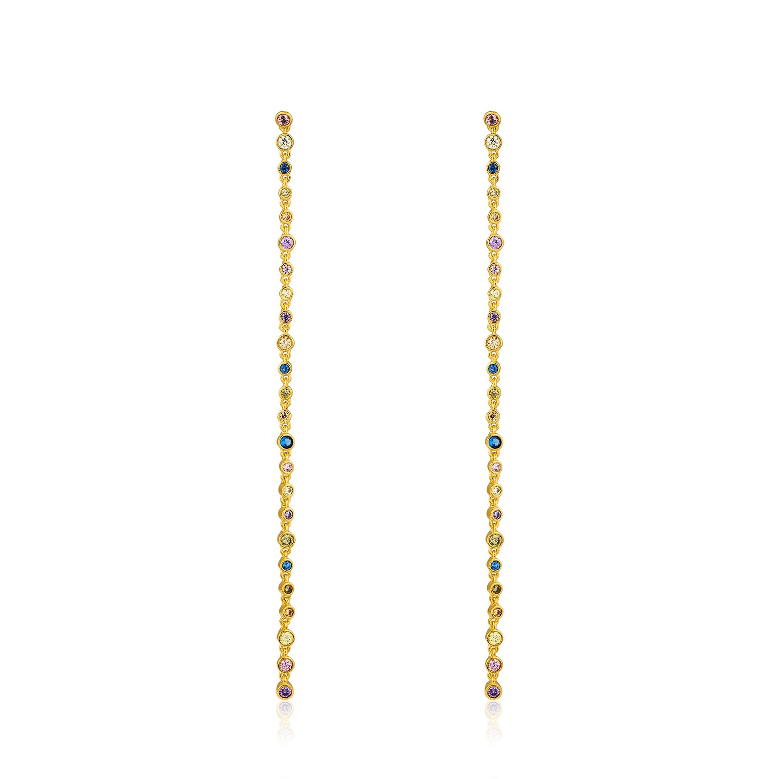 Citron Vert Linear Earring
