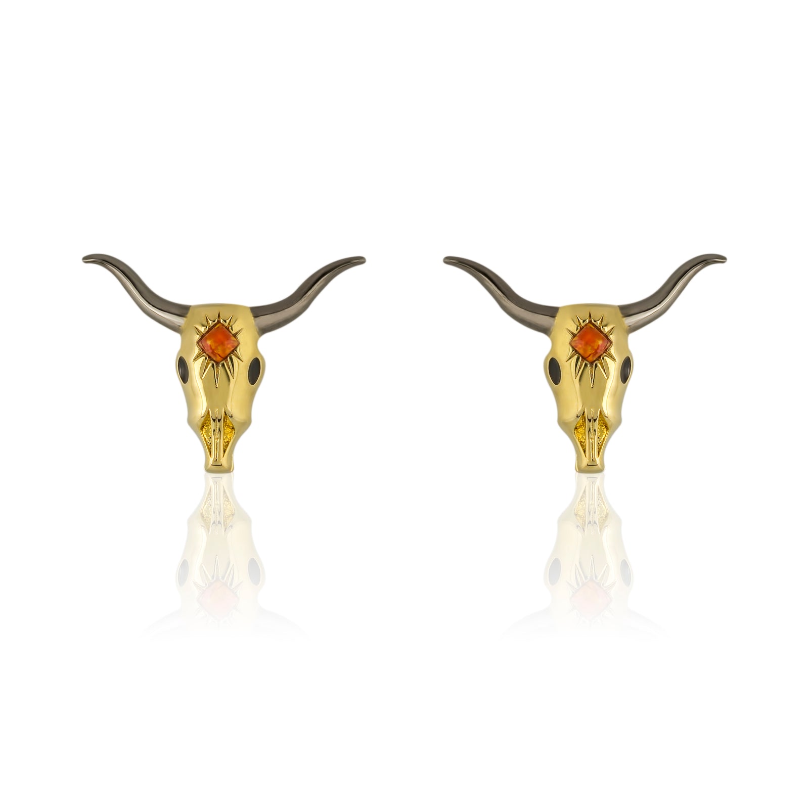 Longhorn Stud Earrings