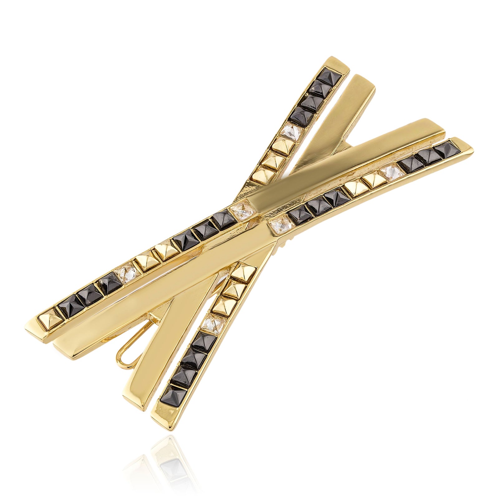 Square X Shape Hair Pin