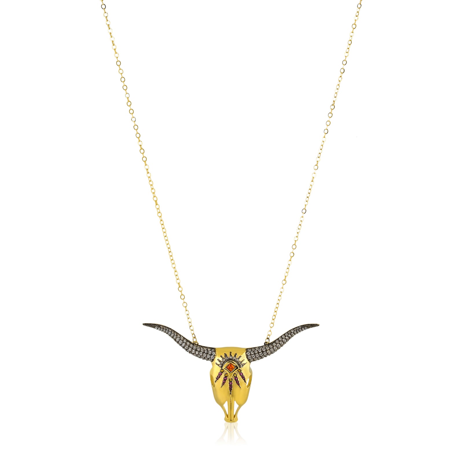 Large Longhorn Necklace