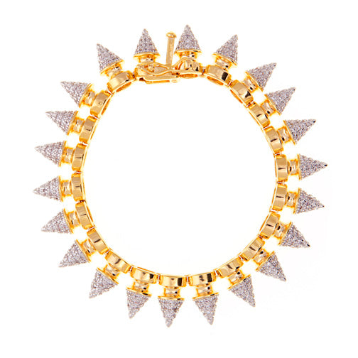 Axl Pave Tree Spike Bracelet