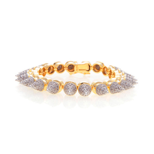 Axl Pave Tree Spike Bracelet