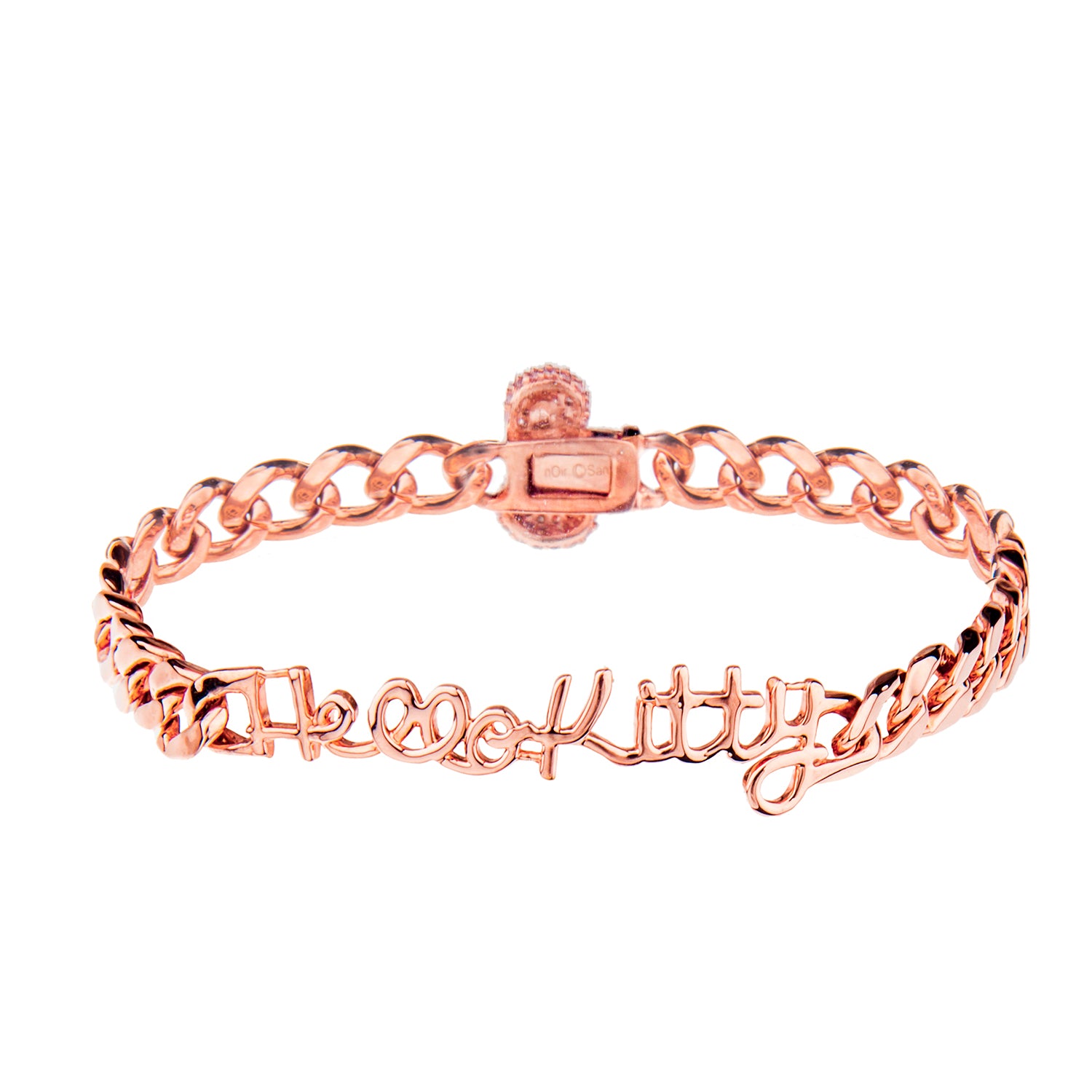 Pink Hello Kitty Logo Bracelet