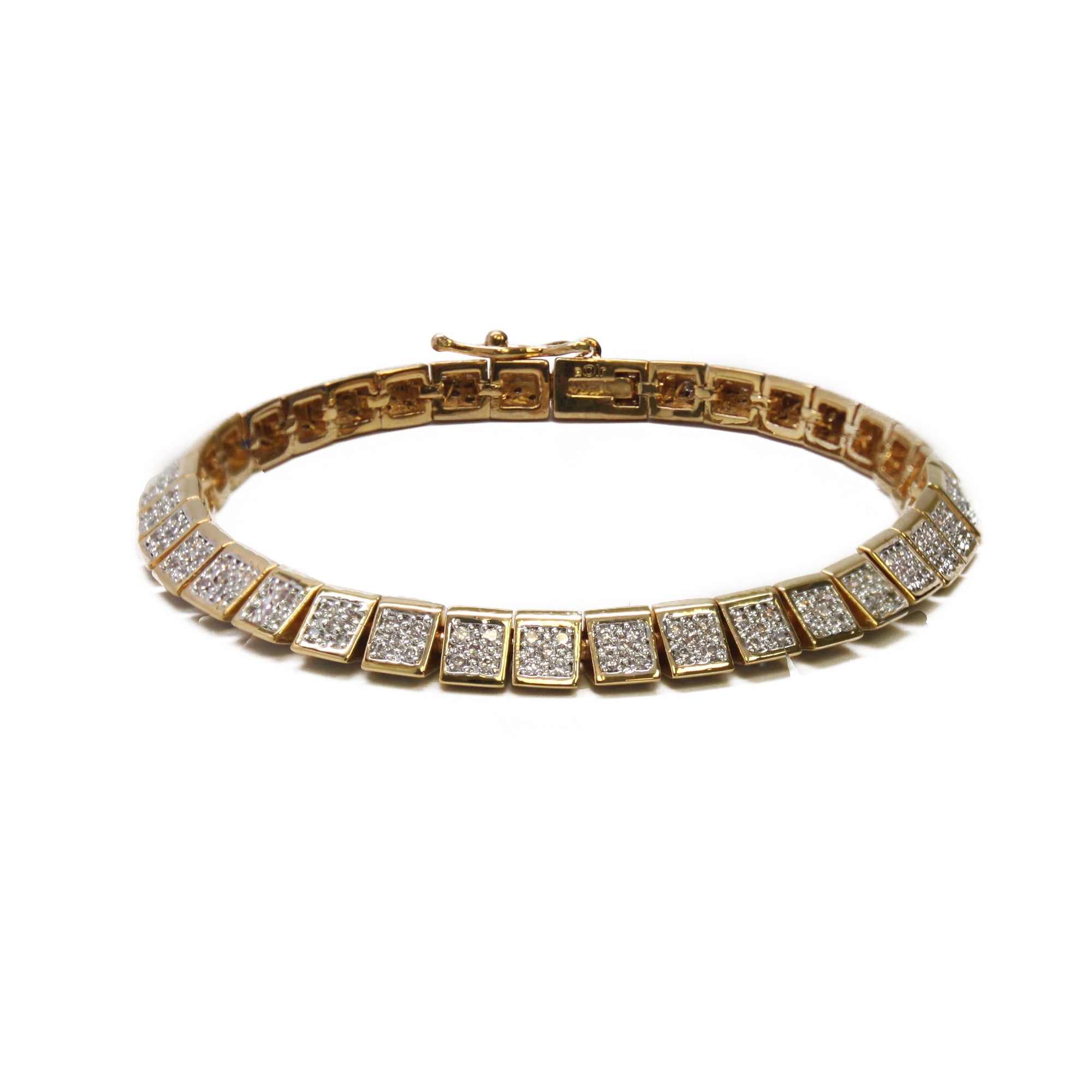 Sonja Pave Clasp Bracelet