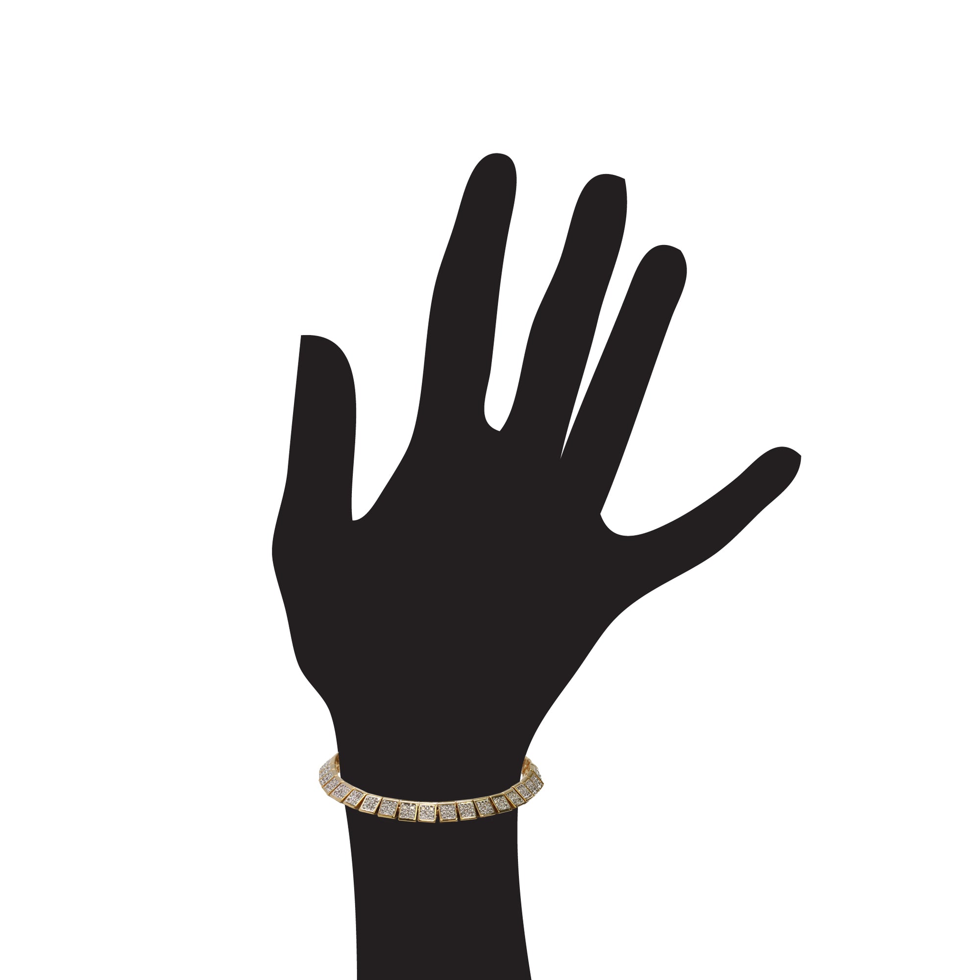 Sonja Pave Clasp Bracelet