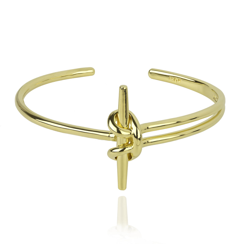 GOLD PLATED BOW KNOT BRACELET