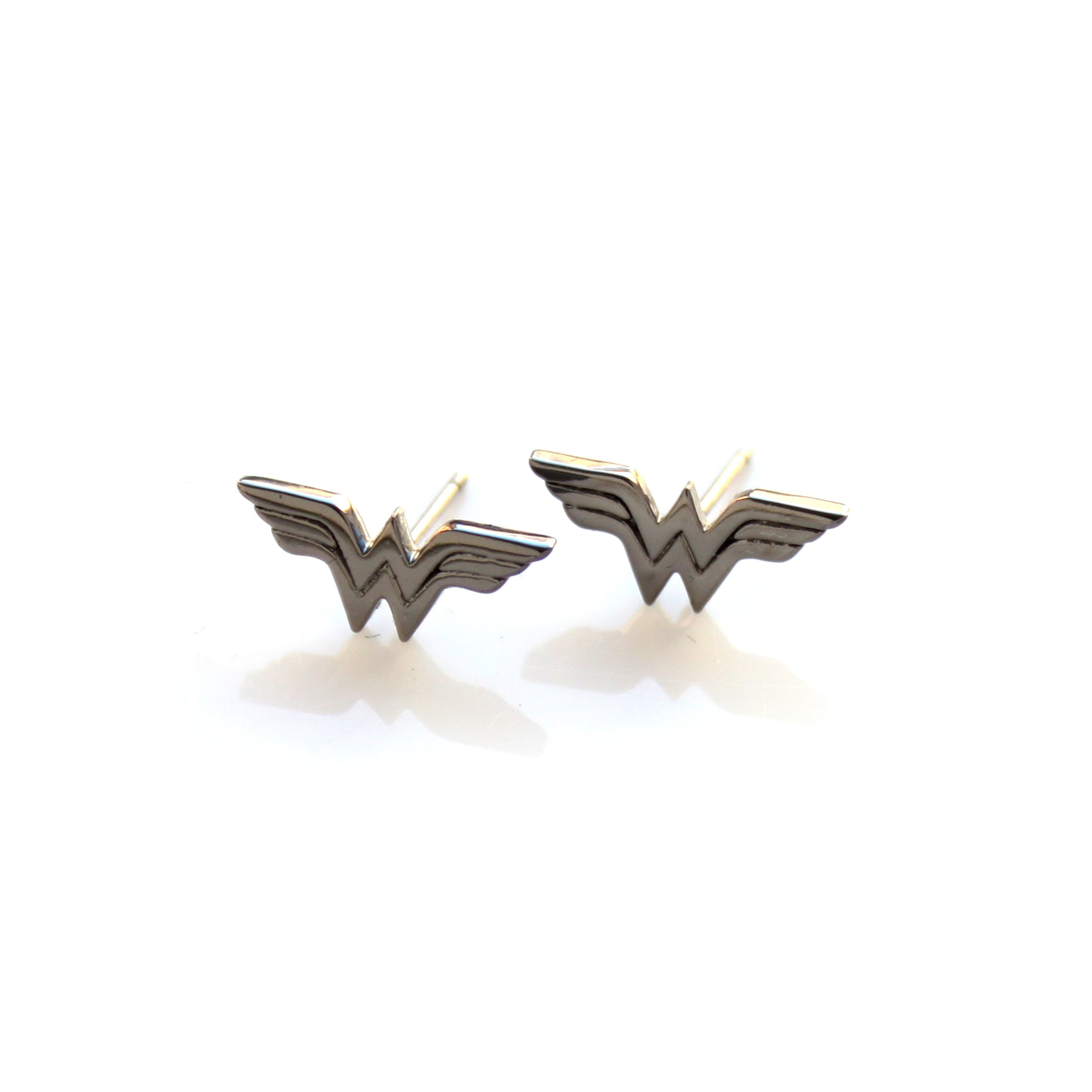 Wonder Woman Logo Stud Earrings DC Comics