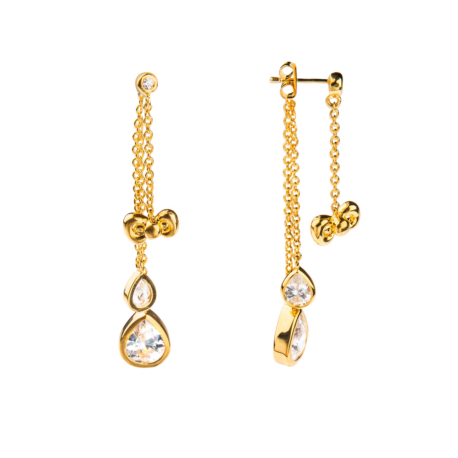 Hello Kitty Bow Drop Earring