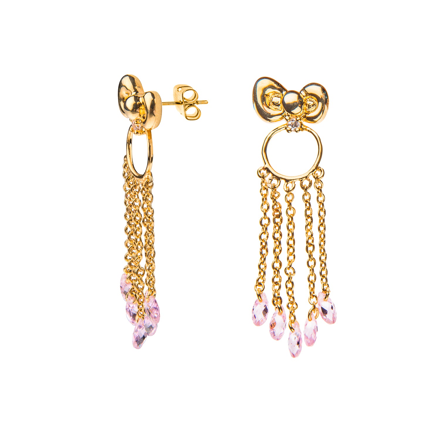 Hello Kitty Bow Dangle Earring