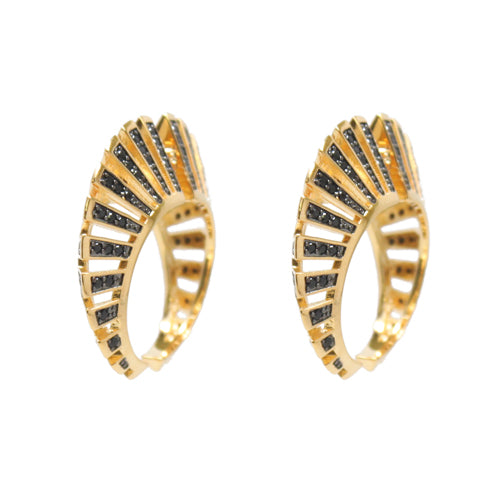 Pave Cage Earrings