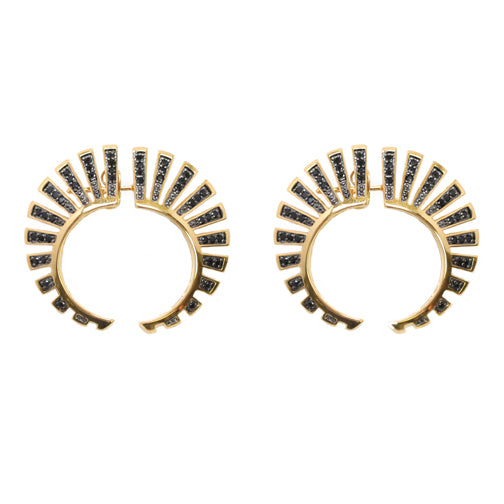 Pave Cage Earrings
