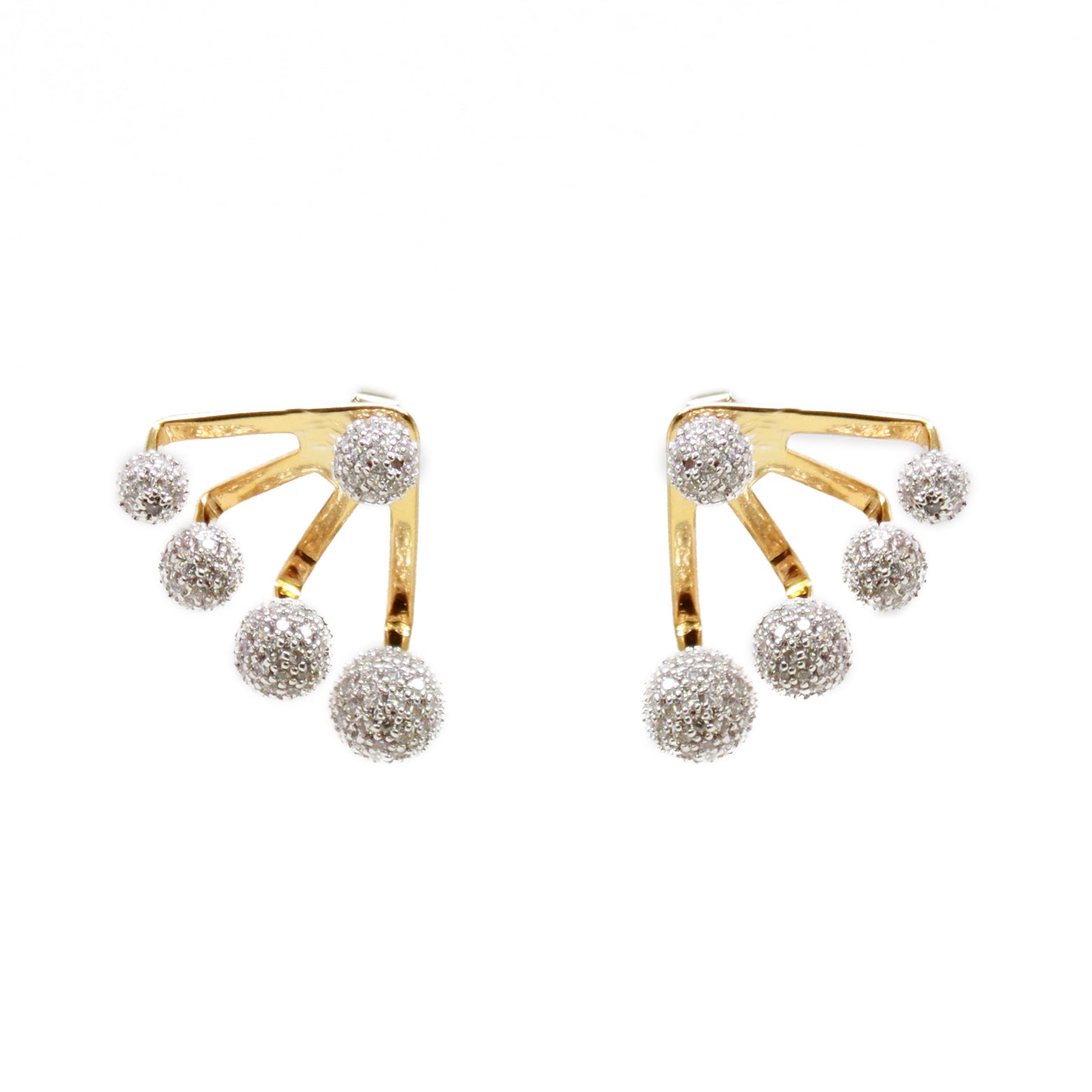 Anna Pave Suspension Earrings