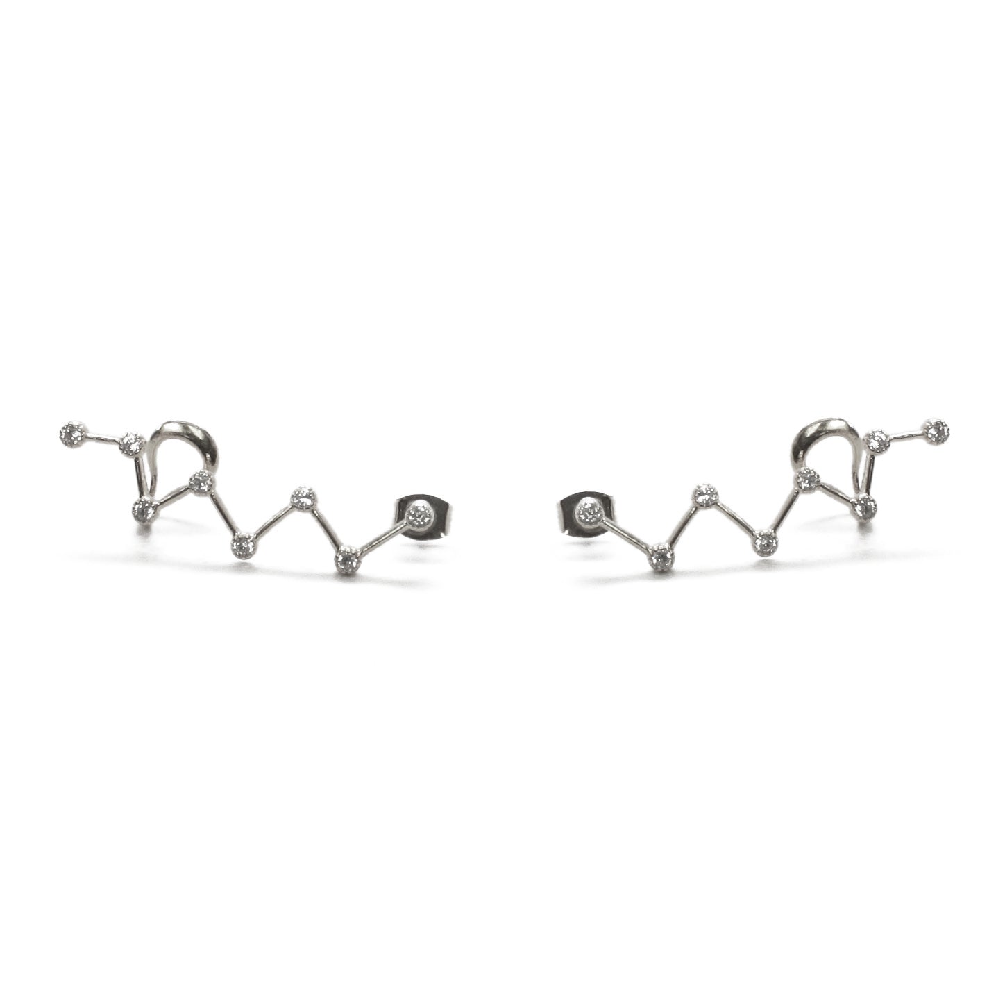 Rebecca Zig Zag Up The Ear Creeper Earrings