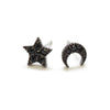 Amanda Star & Moon Set Post Earrings