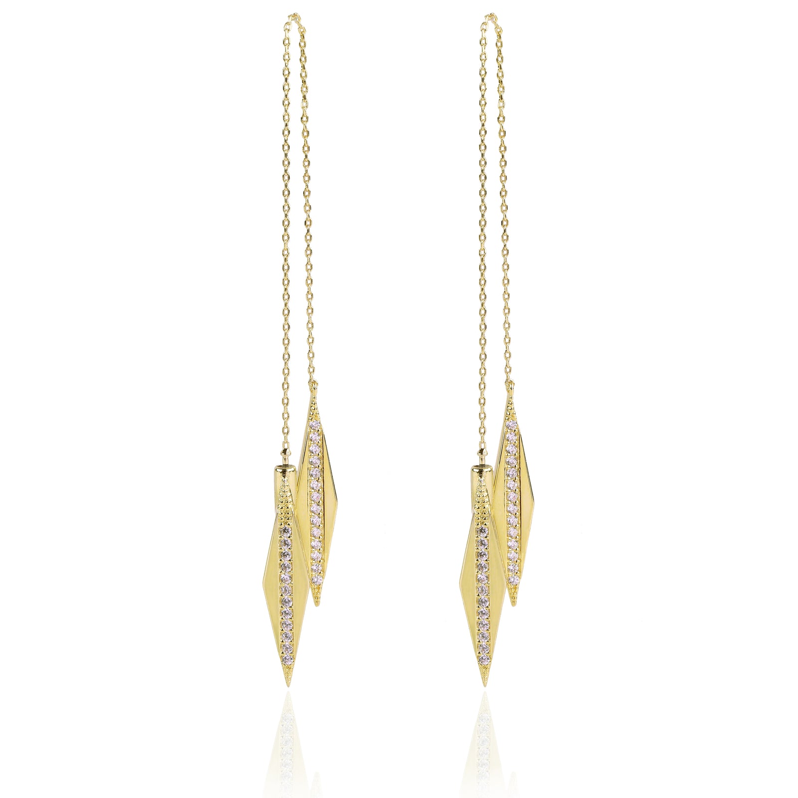 DOUBLE HEADER EARRINGS