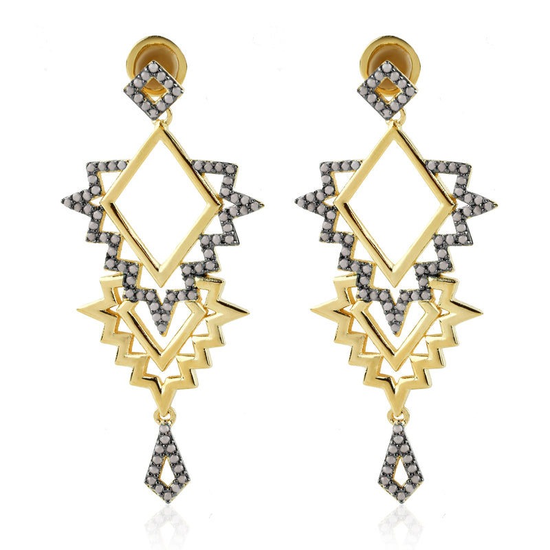 Tatina Earrings White Opal