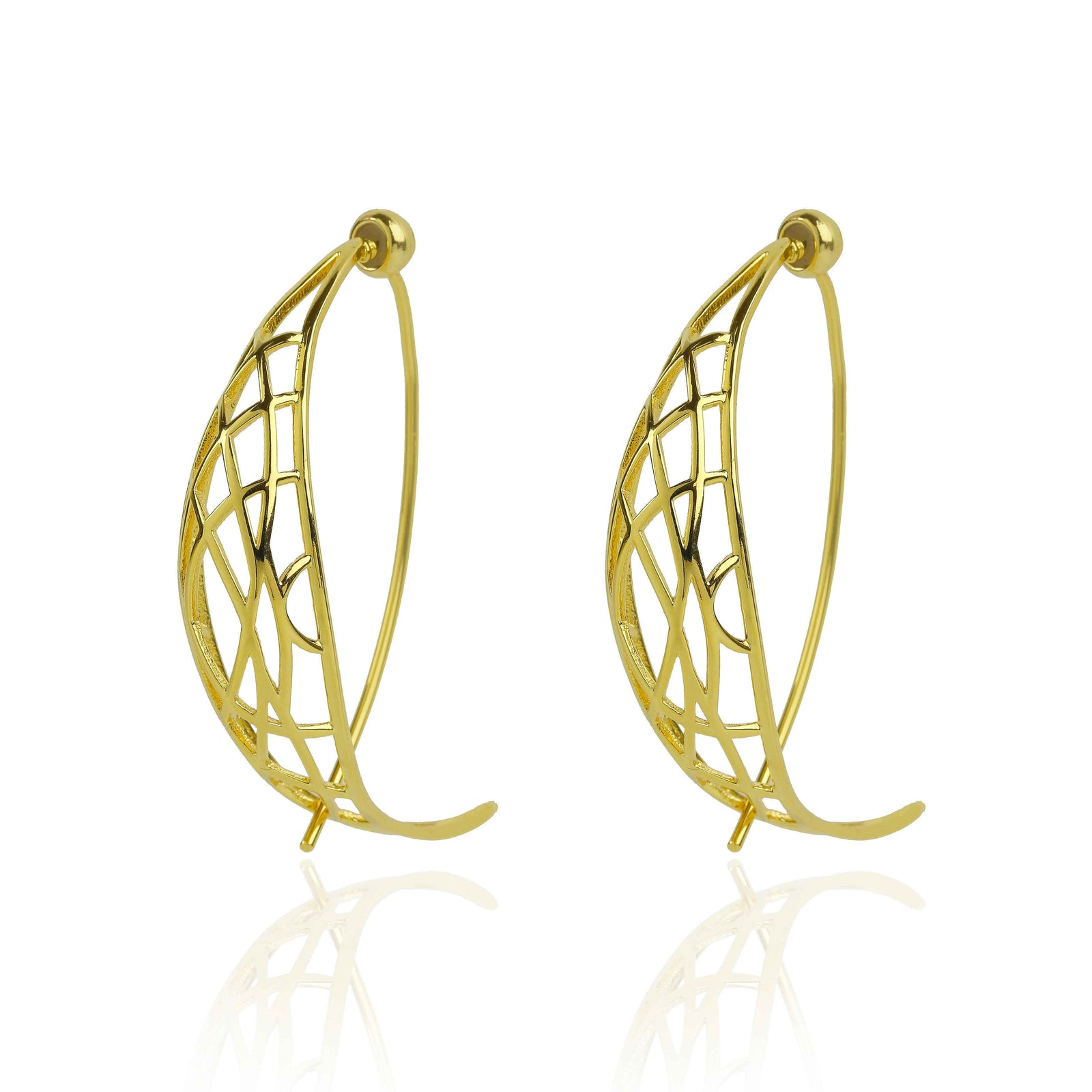 MUDDLED FRONT/BACK EARRING