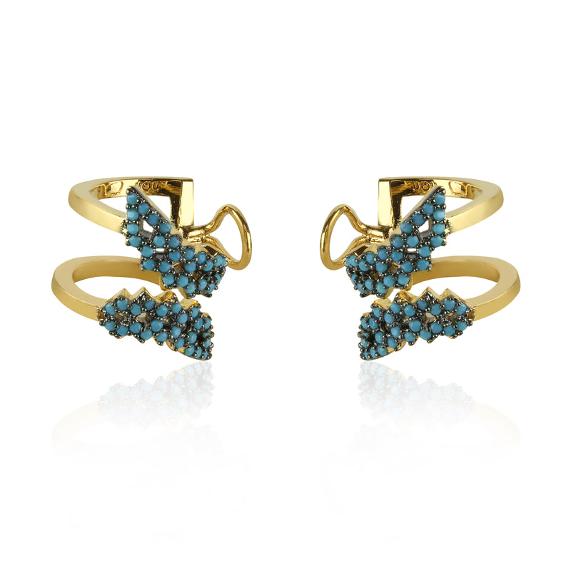 Mineral Springs Earrings Opal/gold Size Os