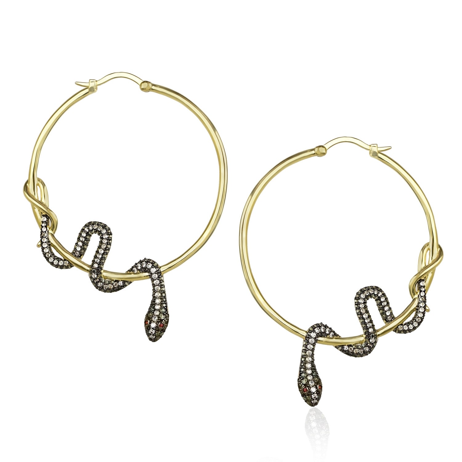 Serpent Hoop Earring