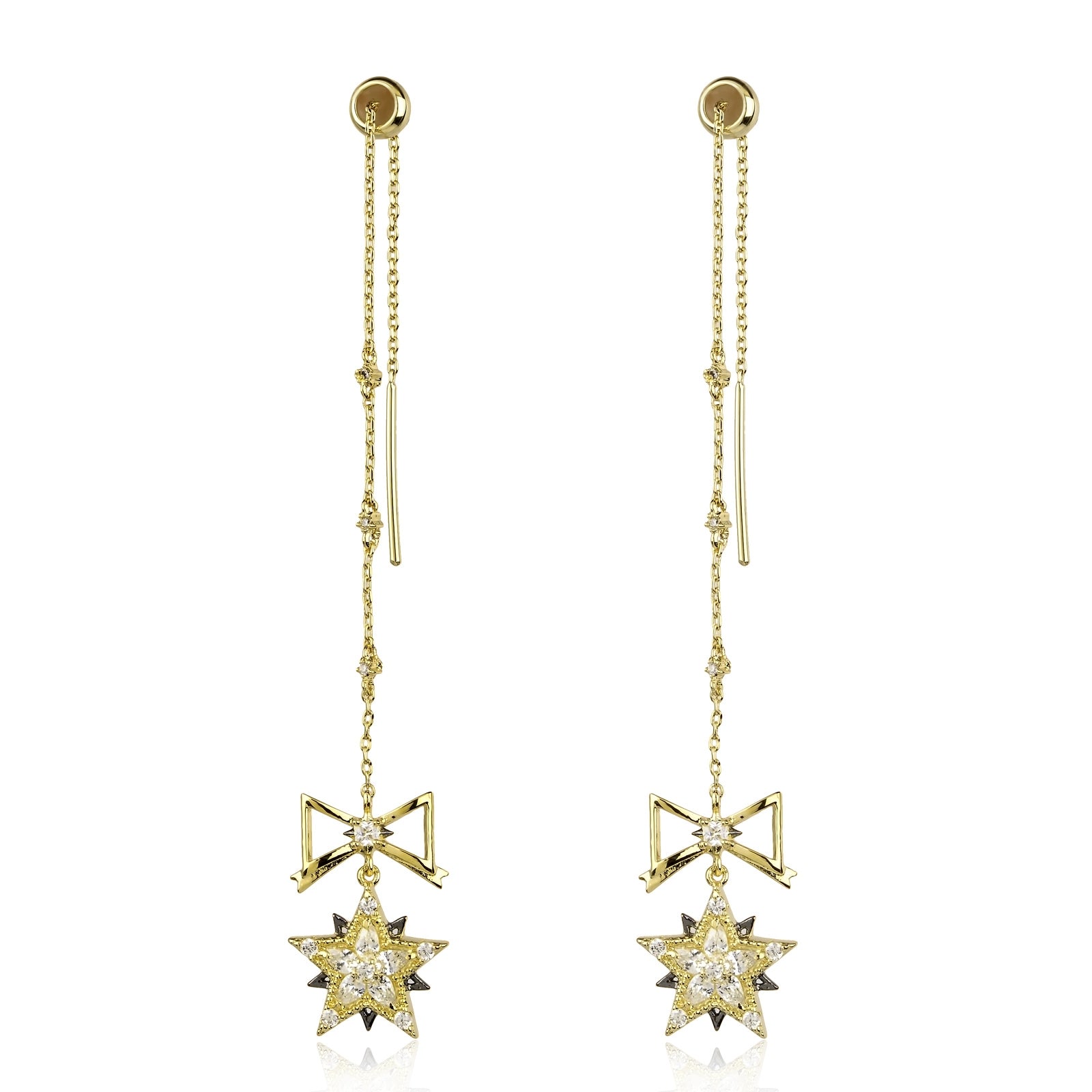 Decor of Divinity Earring-Rhodium