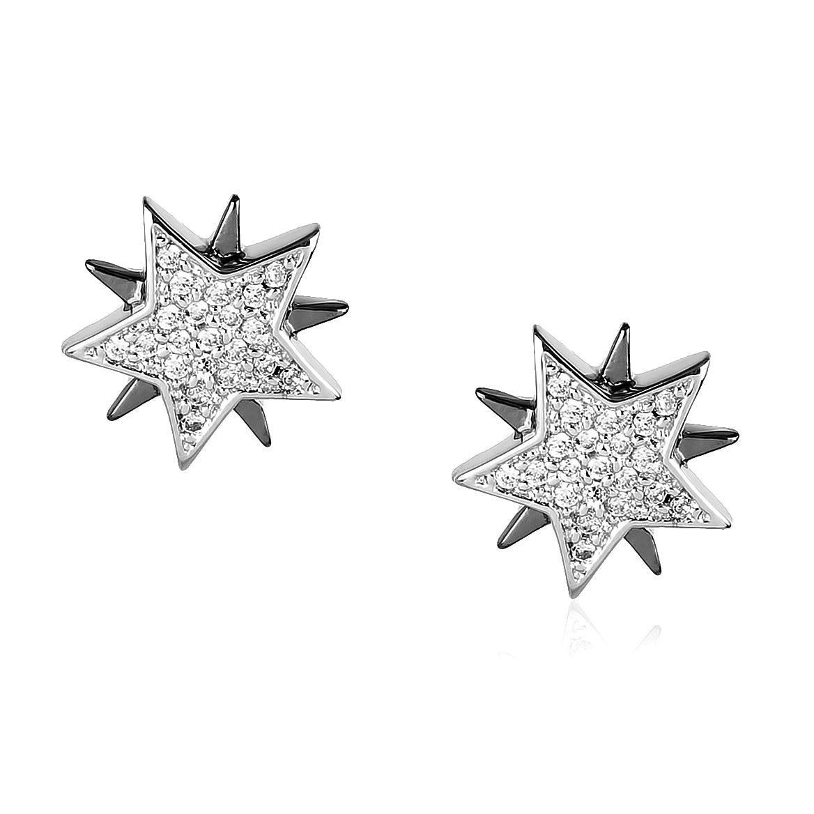 Etoille Earrings-Rhodium