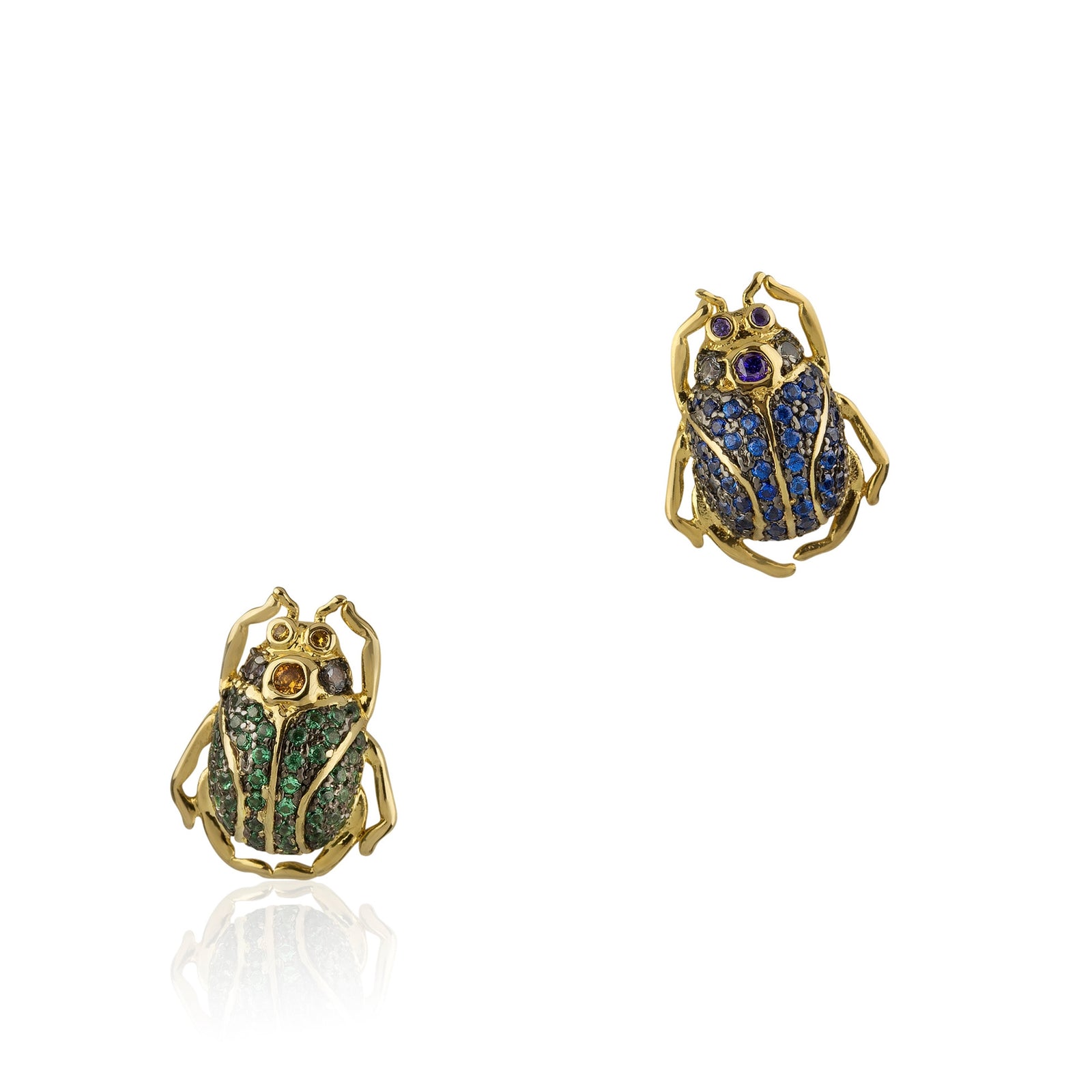 Beetle Stud Earrings